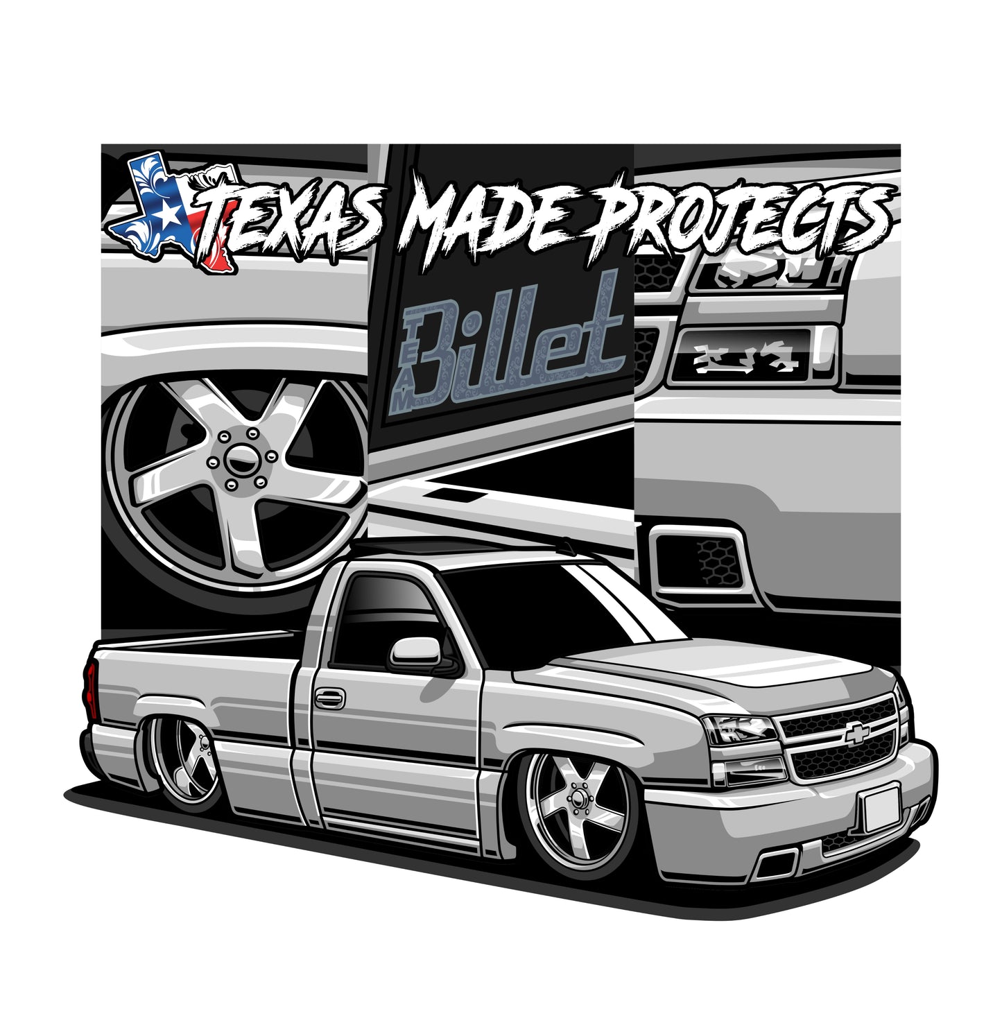 SS Clone 4x4 Decal